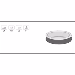 Bestway Fast Set Piscine gonflable ronde 2,44 m x 61 cm - Vue supplémentaire 8