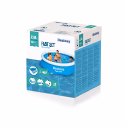 Bestway Fast Set Piscine gonflable ronde 2,44 m x 61 cm - Vue supplémentaire 9