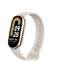 Montre de fitness Xiaomi Smart Band 8 AMOLED - Tracker d'activité champagne 4,11cm