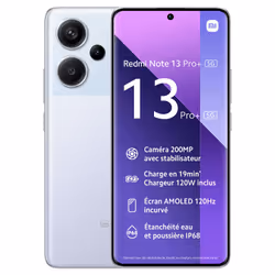 Redmi Note 13 Pro Plus - Ecran:6.67" Amoled+ (2712 × 1220)