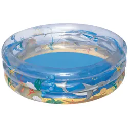 Bestway Piscine gonflable TRANSPARENTE VIE SOUMARINE Φ1.7m x H53cm