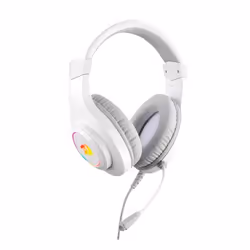 REDRAGON H260 RGB Casque Avec fil Arceau Jouer USB Type-A Blanc - Vue supplémentaire 5