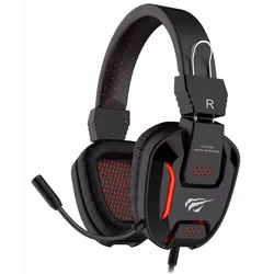 Casque Micro Gamer Havit HV-H2168D - LED Rouge - Drivers 40mm - Sensibilité 105db-+3db (Casque) / -38db+-3db (Micro) - Interf ...