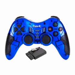 Manette De Jeux Sans Fil Havit G89W- Type de manette : Sans fil : 2.4G - Bouton : 8 boutons directionnels + 12 boutons de tir ...
