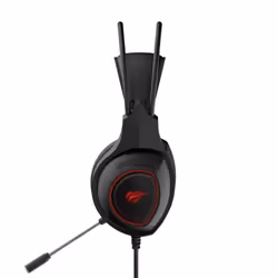 Havit HV-H2239D écouteur/casque Avec fil Arceau Jouer Noir, Rouge - Vue supplémentaire 4