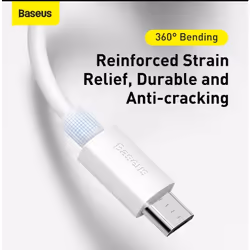 Baseus TZCAMZJ-02 câble USB 1,5 m USB A Micro-USB B Blanc - Vue supplémentaire 6