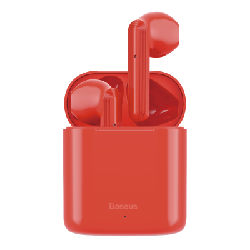 Baseus W09 Encok True Écouteurs Sans fil Ecouteurs Musique Bluetooth Rouge