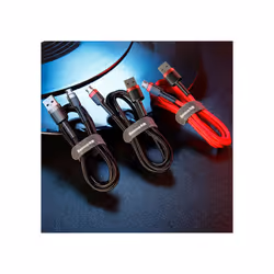 Baseus Cafule câble USB 2 m USB A Micro-USB A Noir, Rouge - Vue supplémentaire 10