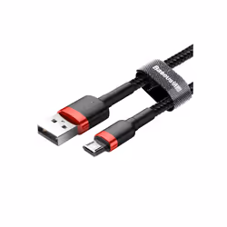 Baseus Cafule câble USB 2 m USB A Micro-USB A Noir, Rouge - Vue supplémentaire 2