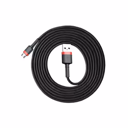 Baseus Cafule câble USB 2 m USB A Micro-USB A Noir, Rouge - Vue supplémentaire 3