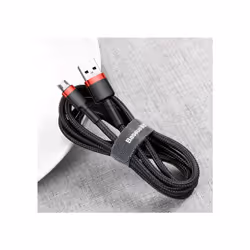 Baseus Cafule câble USB 2 m USB A Micro-USB A Noir, Rouge - Vue supplémentaire 5