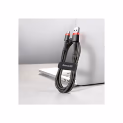 Baseus Cafule câble USB 2 m USB A Micro-USB A Noir, Rouge - Vue supplémentaire 6