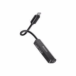 Baseus L52 Male 3-in-1 câble de téléphone portable Noir Lightning Lightning, 3.5mm - Vue supplémentaire 2