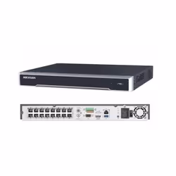 Hikvision Digital Technology DS-7616NI-K2/16P Enregistreur vidéo sur réseau Noir - Vue supplémentaire 2