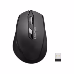 Souris Optique Sans Fil Promate Clix-6 - Connexion sans fil de 2,4 GHz - Fonction de veille automatique - Plage de fonctionne ...