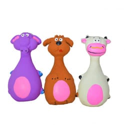 Jouet Chien Felican Forme Chiot Latex 13Cm