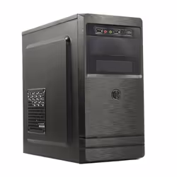 Boitier Gamer Crown Noir – Matériau : Acier, plastique - Comptabilité carte mère : Mini-ITX, mATX - Connecteurs : Connecteurs ...
