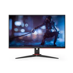 AOC 24G2SE écran plat de PC 23.8" Full HD Noir, Rouge