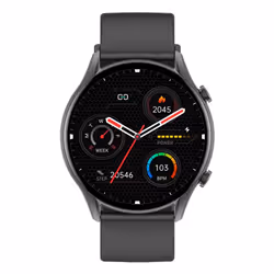Kieslect Kr 3,35 cm (1.32") AMOLED 45 mm Numérique 360 x 360 pixels Écran tactile Noir