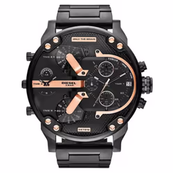 DIESEL Montre bracelet Homme DZ7312 - Chronograhe - Quartz - Analogique - Noir