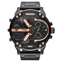DIESEL Montre bracelet Homme DZ7312 - Chronograhe - Quartz - Analogique - Noir