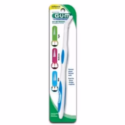 Le manche porte brossette en plastique Proxabrush Classic de GUM a été spécialement conçu pour utiliser les brossettes Proxab ...