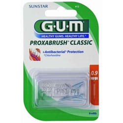 GUM brossettes ultra fine cylindrique boite de 8