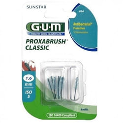 GUM brossettes fine conique boite de 8