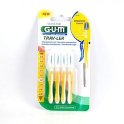 GUM Brossettes Traveler Extrafine conique bte de 4