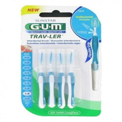 GUM Brossettes Traveler fine conique bte de 4