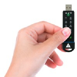 Apricorn Aegis Secure Key 3.0 lecteur USB flash 120 Go USB Type-A 3.2 Gen 1 (3.1 Gen 1) Noir