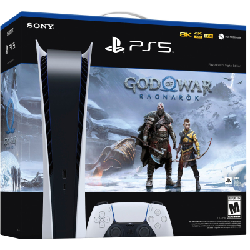 Console PlayStation 5 Edition Digitale + God of War Ragnarök +Station de charge dual sense