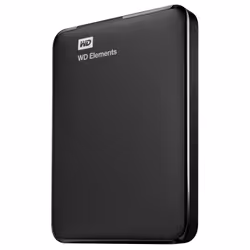 Western Digital WD Elements Portable, 2000 Go, 2.5", 3.2 Gen 1 (3.1 Gen 1), Noir