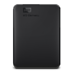 Western Digital WD Elements Portable disque dur externe 2000 GB Noir (WDBU6Y0020BBK-WESN)