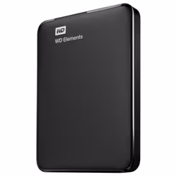 Western Digital WD Elements Portable, 1000 Go, 2.5", 3.2 Gen 1 (3.1 Gen 1), Noir