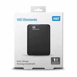 Western Digital WD Elements Portable disque dur externe 1000 GB Noir (WDBUZG0010BBK-WESN) - Vue supplémentaire 8