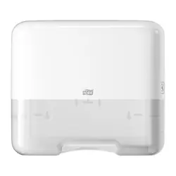 Tork Singlefold/C-fold Mini Distributeur de papier-toilettes par feuille Blanc