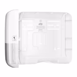 Tork Singlefold/C-fold Mini Distributeur de papier-toilettes par feuille Blanc - Vue supplémentaire 3