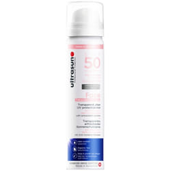 ULTRASUN Face Brume Solaire Transparent SPF 50 75ml