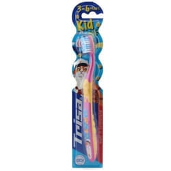 Trisa 610070 brosse à dents Rose, Jaune