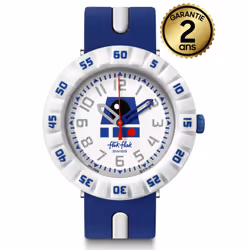Montre Pour Enfant Flik Flak R2-D2 FFLP006 - Fonctions Heure - Mouvement Quartz - Étanche 3 Bar - Matière du bracelet Plastiq ...