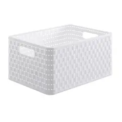 Rotho 11153 Panier de rangement Rectangulaire Blanc
