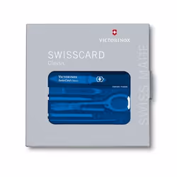 Victorinox SwissCard Classic Bleu, Transparent Synthétique ABS