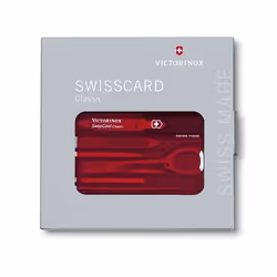 Victorinox SwissCard Classic Rouge, Transparent Synthétique ABS - Vue supplémentaire 2