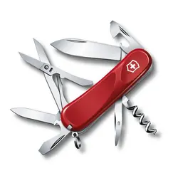Victorinox Evolution 14 Couteau multi-fonctions Métallique, Rouge