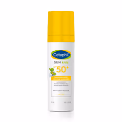 La lotion pour le corps et le visage Cetaphil Sun Kids SPF 50+ est une formulation liposomale pour une très haute protection  ...