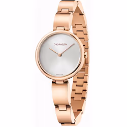 Montre Pour Femme Calvin Klein Wavy K9U23646 - Fonctions: Heure - Mouvement Quartz - Étanche 3 Bar - Verre Minéral - Matière  ...
