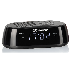 Roadstar CLR2477 Radio portable Horloge Numérique Noir