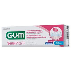GUM Sensivital+ Dentifrice Fluoré 75 ml