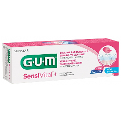GUM Sensivital+ Dentifrice Fluoré 75 ml